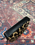 Celine by Phoebe Philo Leopard Print Calf hair Clutch