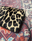 Celine by Phoebe Philo Leopard Print Calf hair Clutch