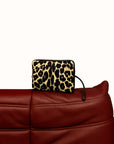 Celine by Phoebe Philo Leopard Print Calf hair Clutch