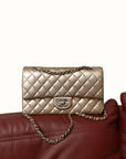 Chanel Metallic Gold Classic Medium Double Flap (2008)