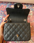 Chanel Mini Square Caviar Flap (2009-10)