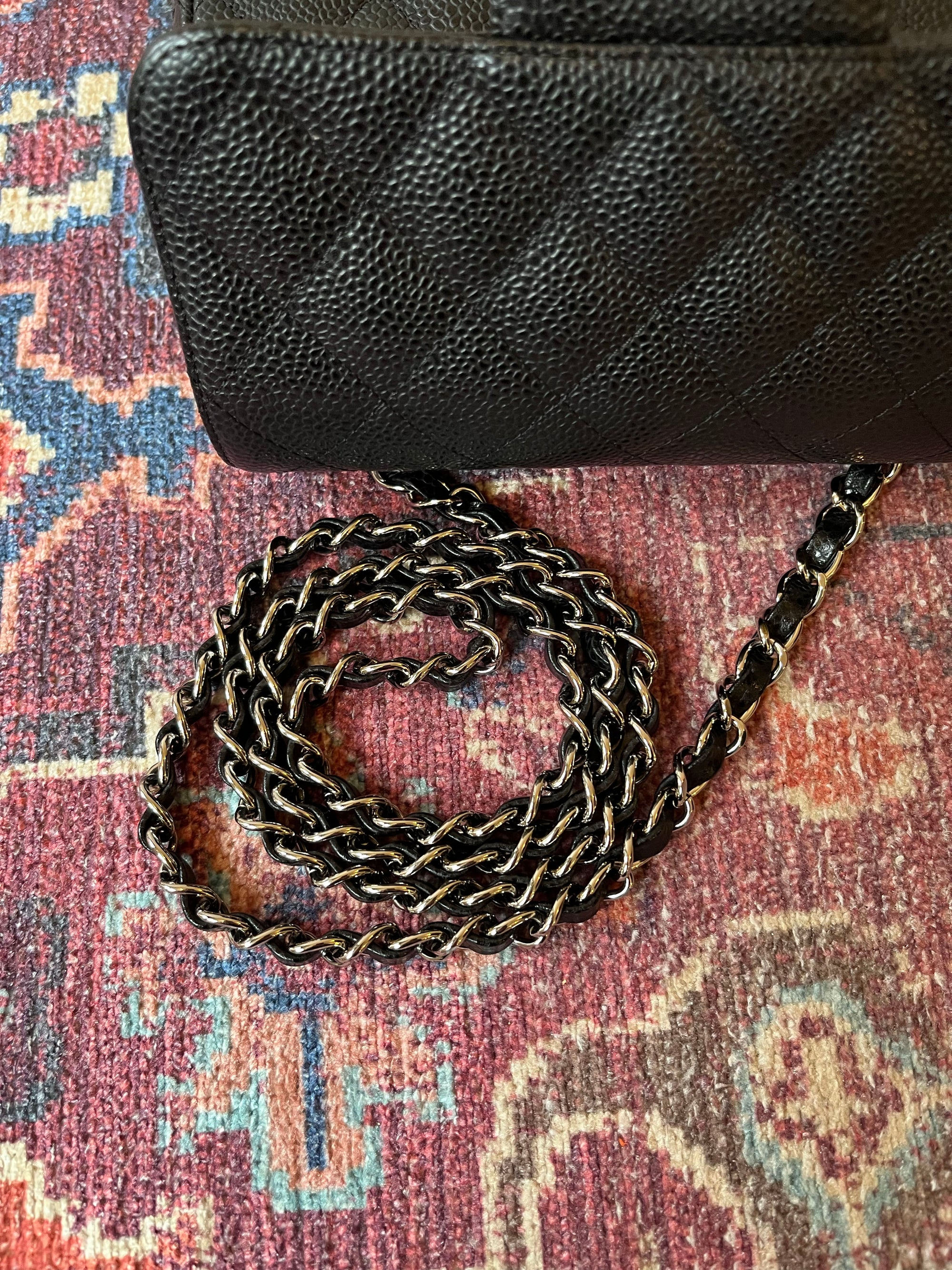 Chanel Mini Square Caviar Flap (2009-10)