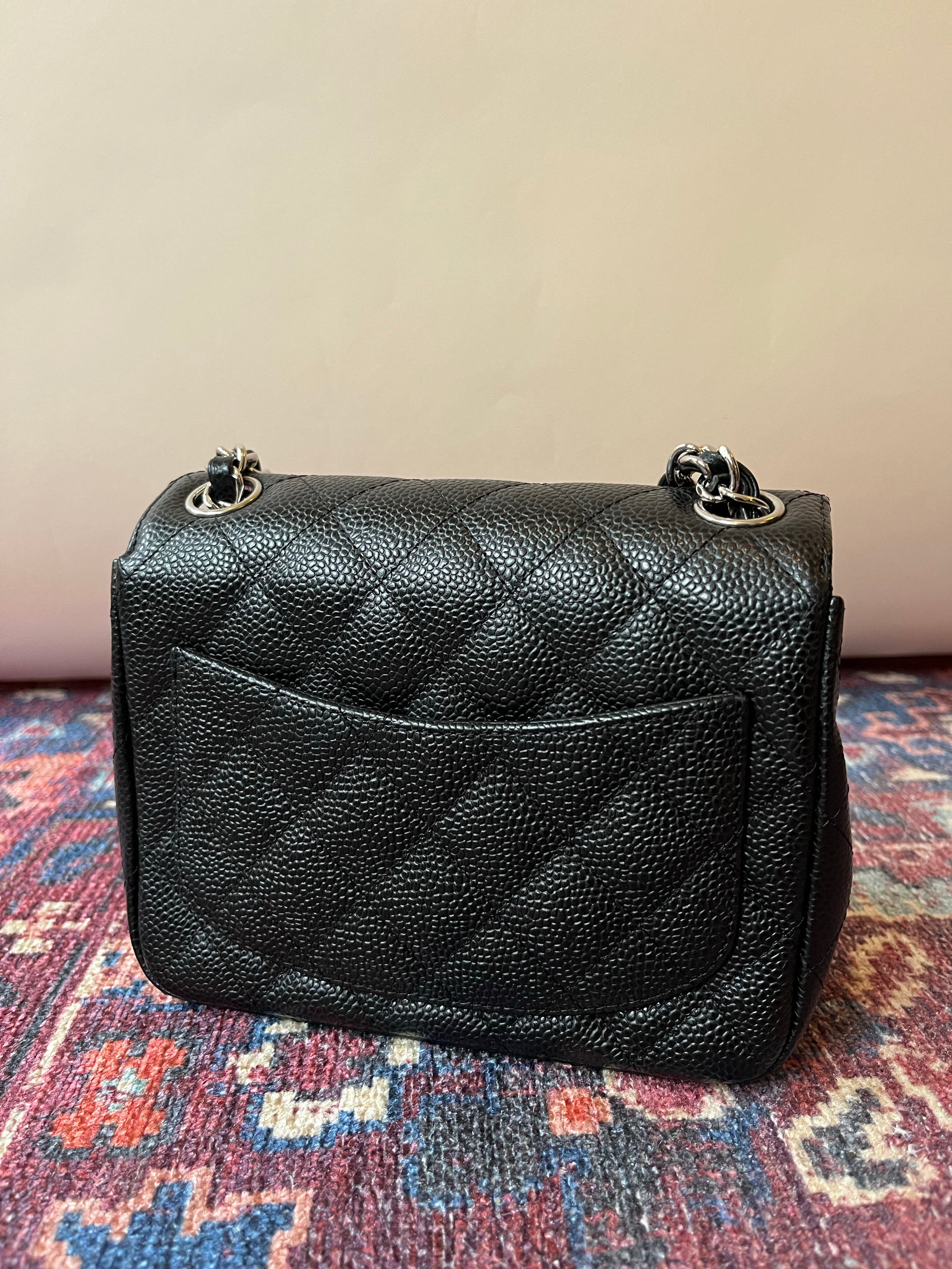 Chanel Mini Square Caviar Flap (2009-10)