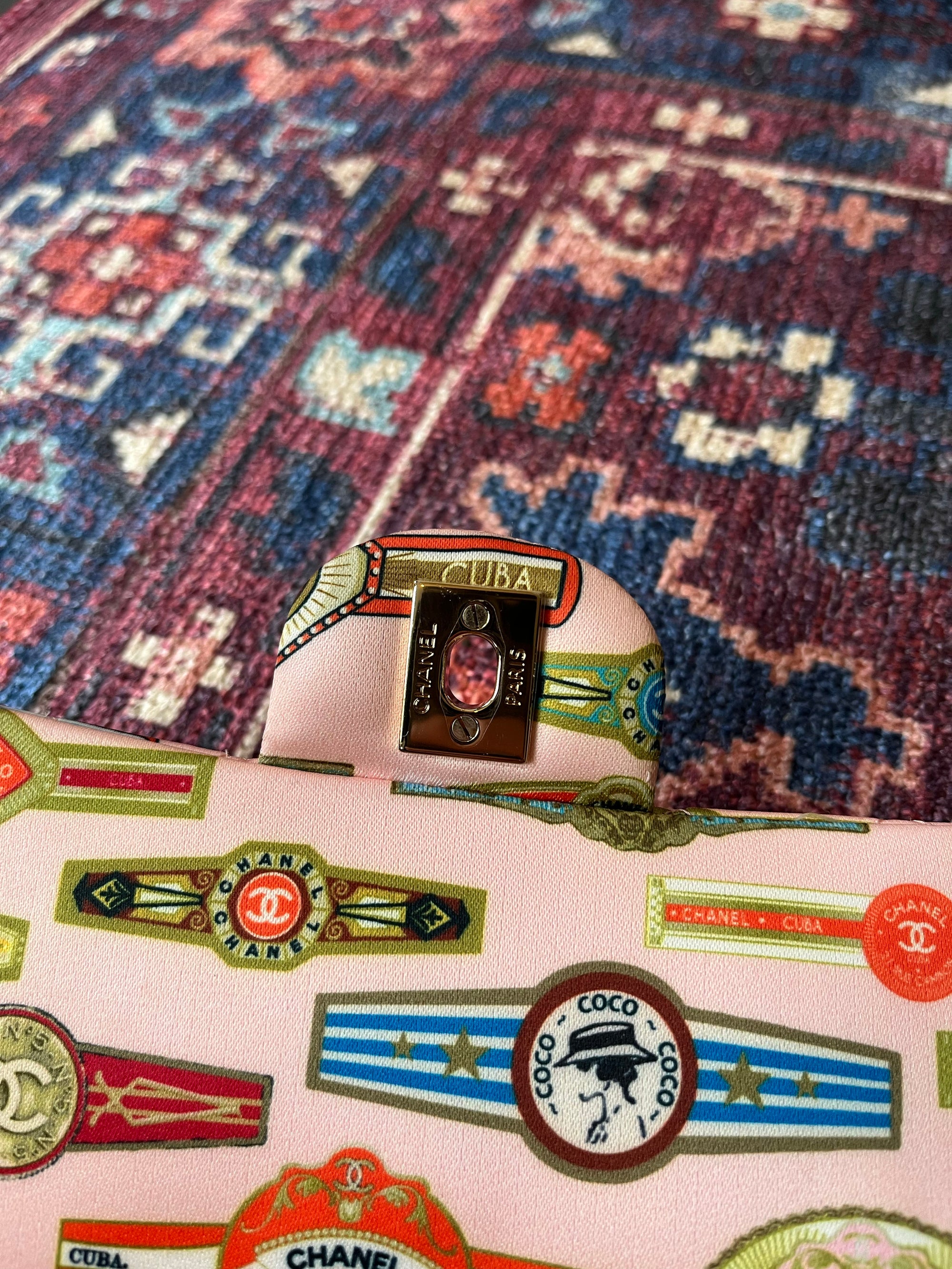 Chanel Mini Rectangular Satin Cuba Flap (2017)