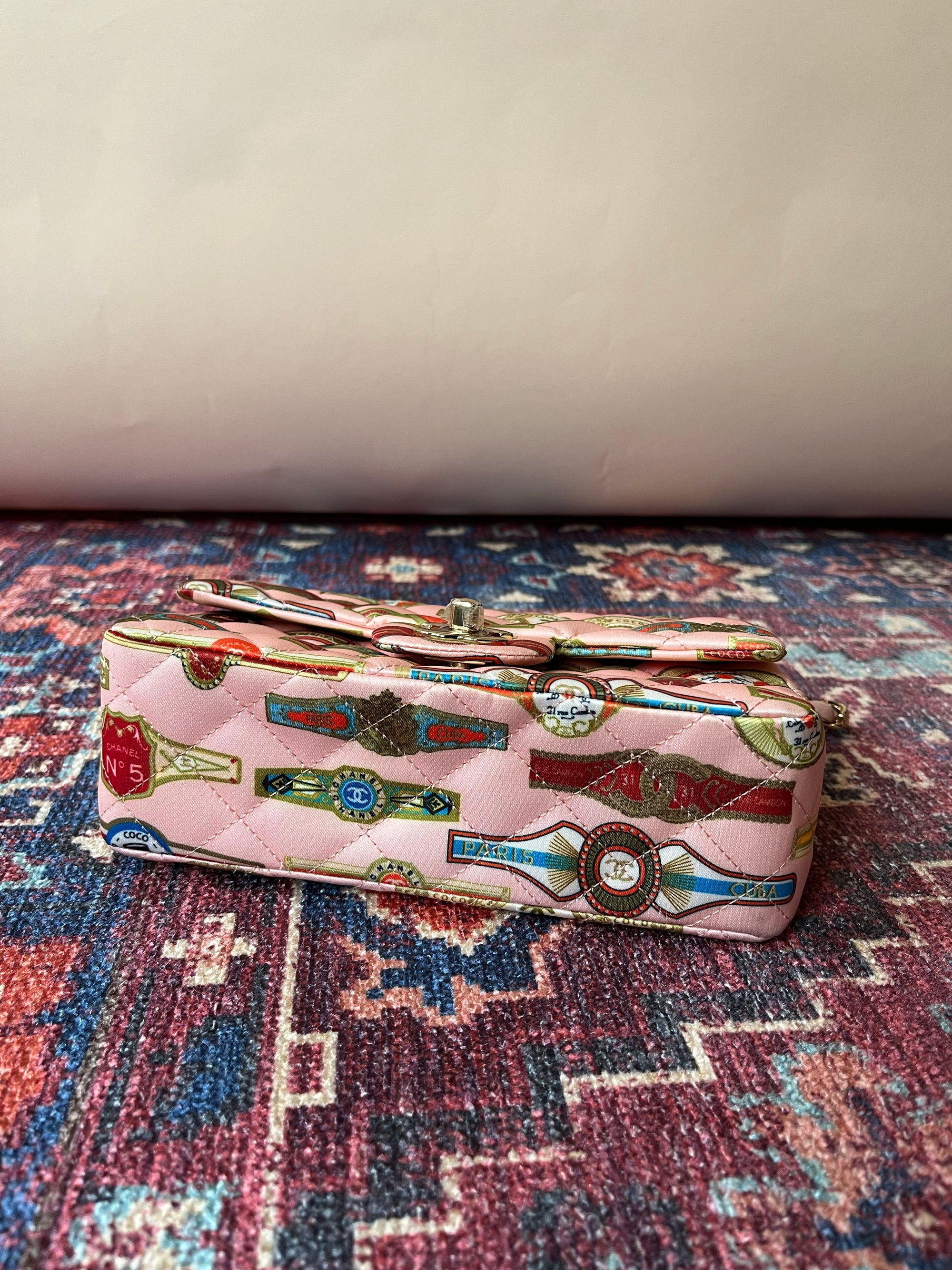 Chanel Mini Rectangular Satin Cuba Flap (2017)