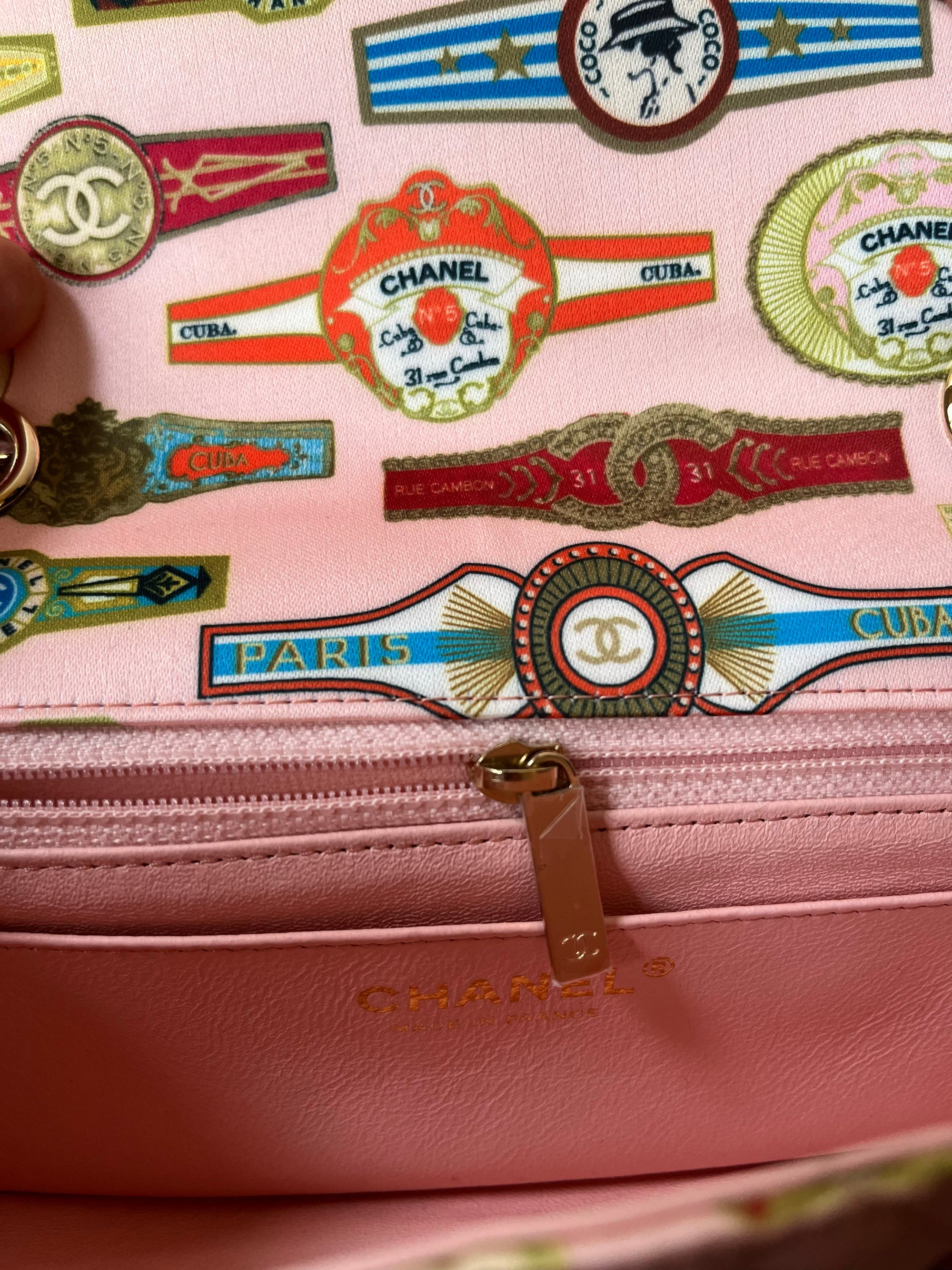 Chanel Mini Rectangular Satin Cuba Flap (2017)