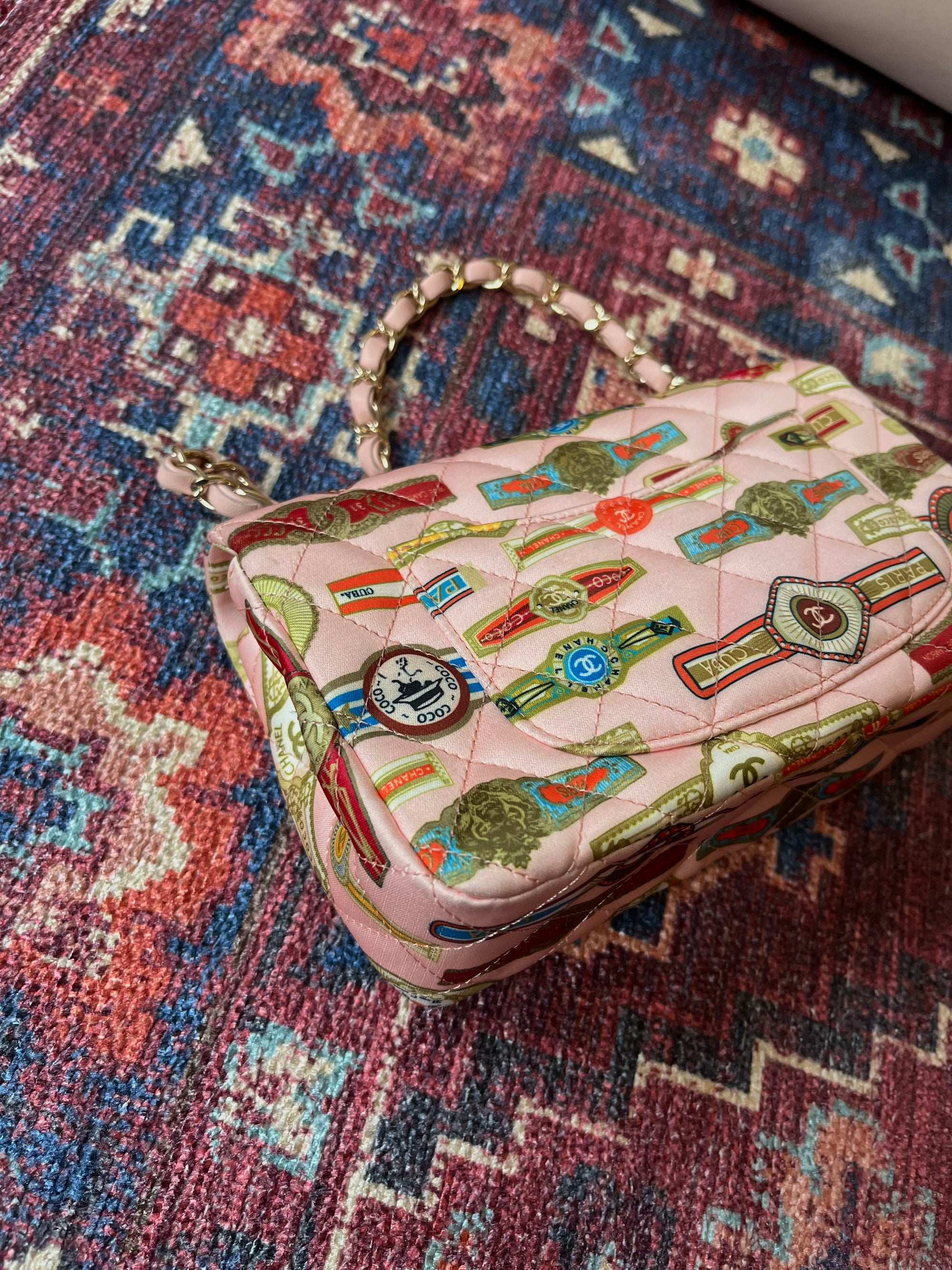 Chanel Mini Rectangular Satin Cuba Flap (2017)