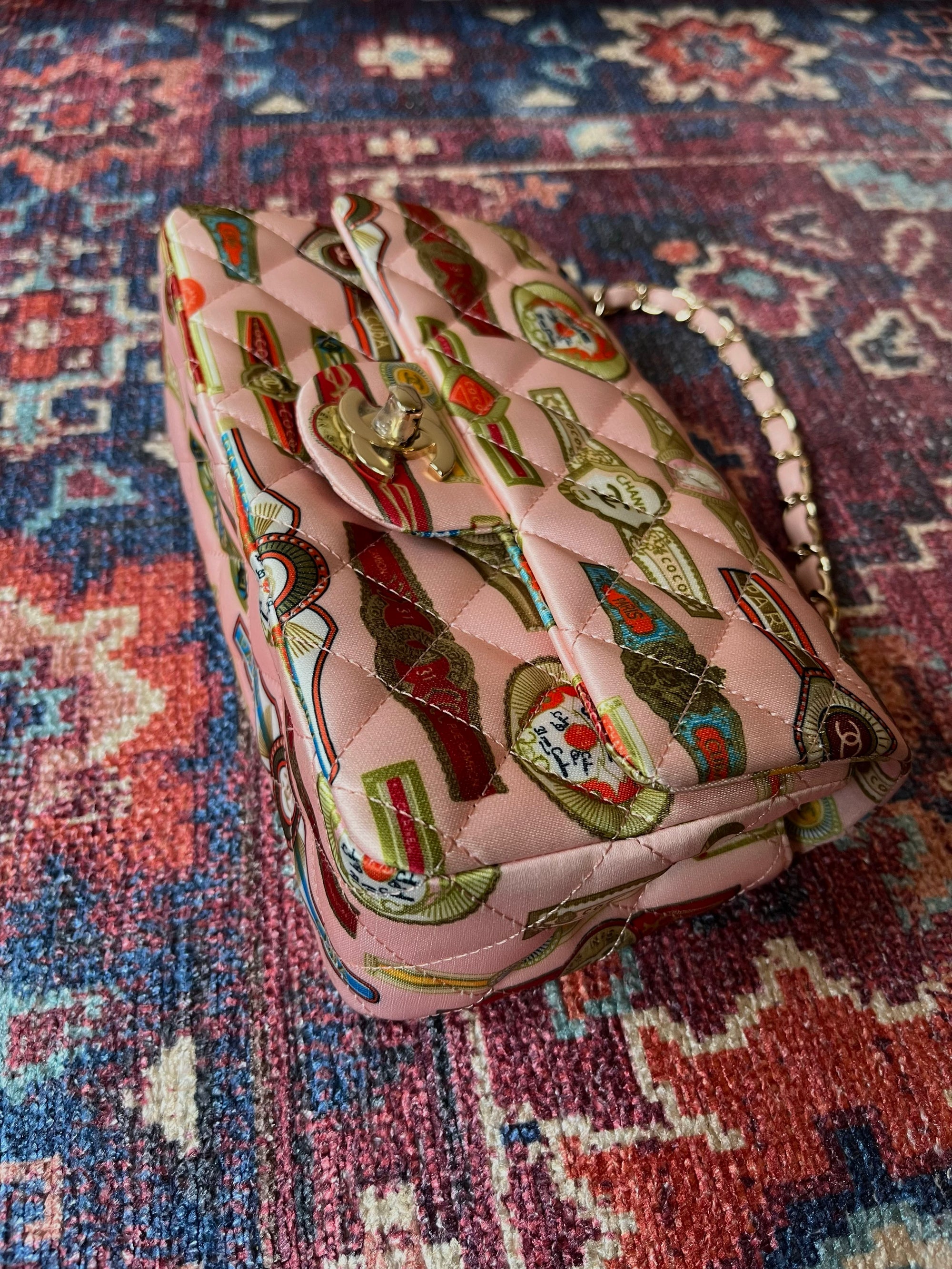 Chanel Mini Rectangular Satin Cuba Flap (2017)