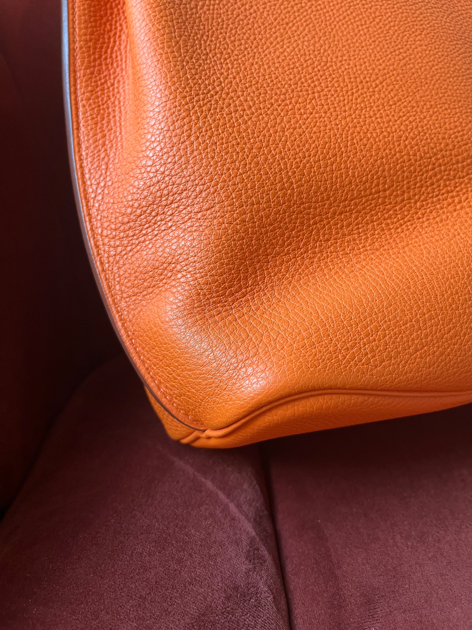 Hermès So Kelly 22 In Orange Togo (2008)