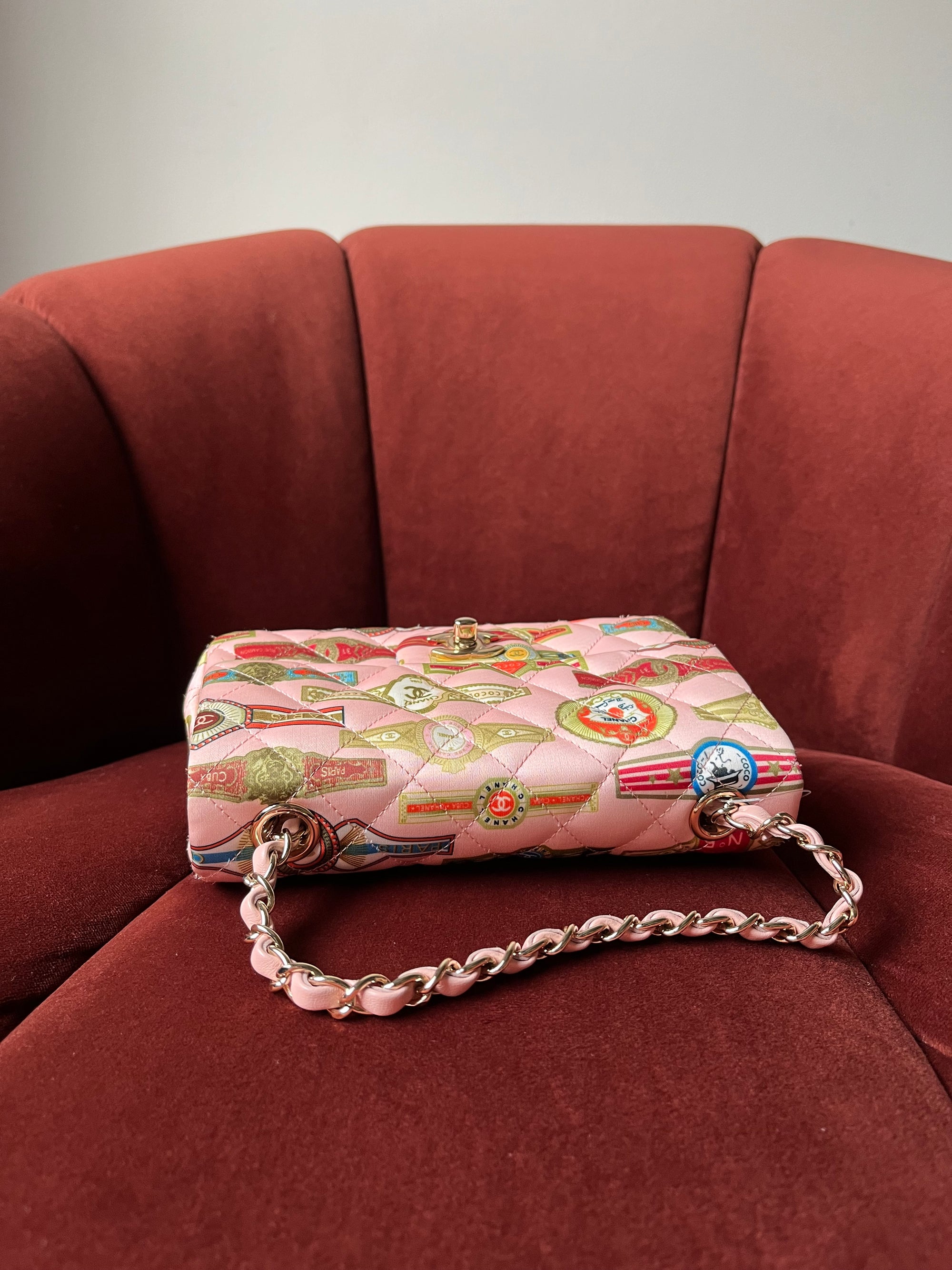 Chanel Mini Rectangular Satin Cuba Flap (2017)