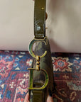 Vintage Dior Camouflage Saddle Bag