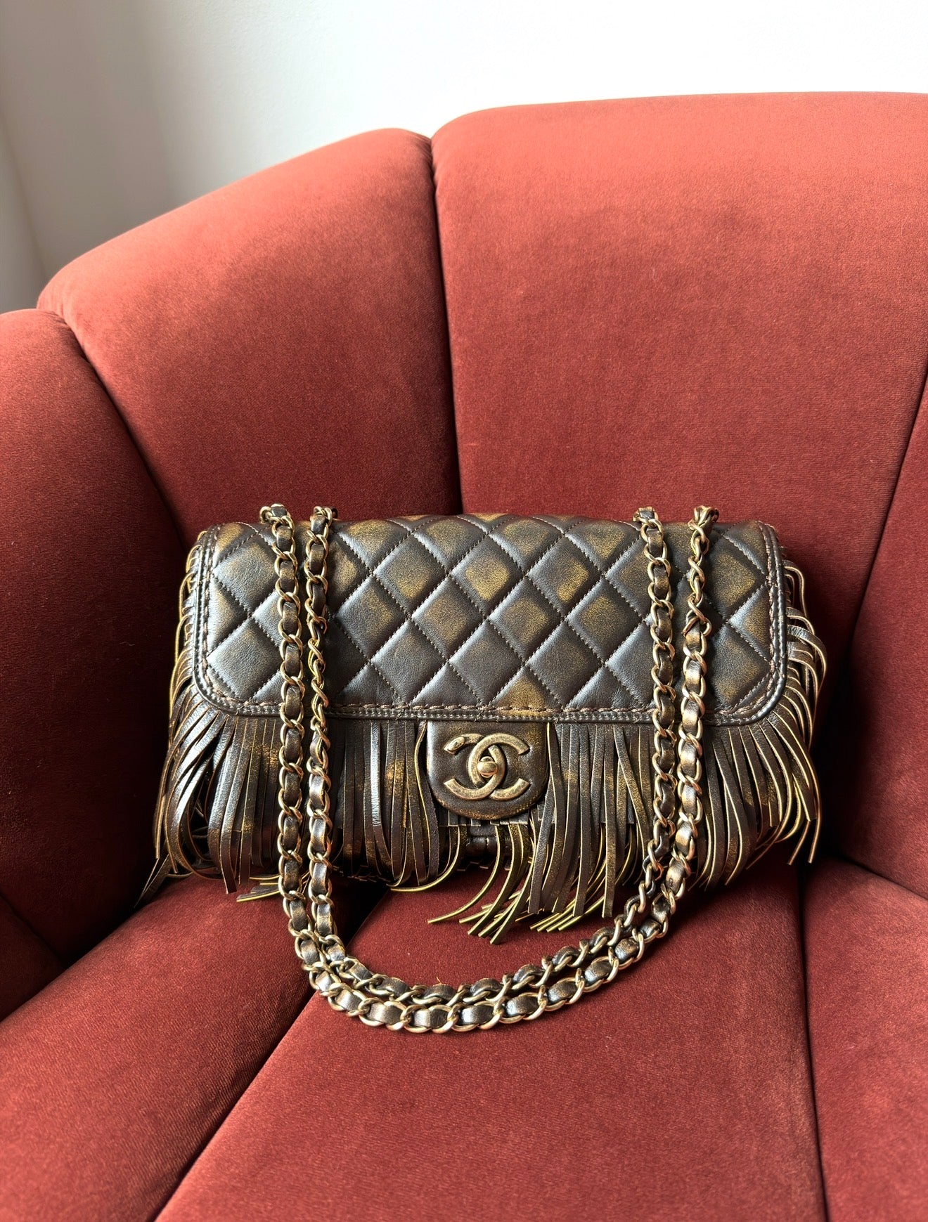 Chanel Paris-Dallas Fringe Flap (2014)