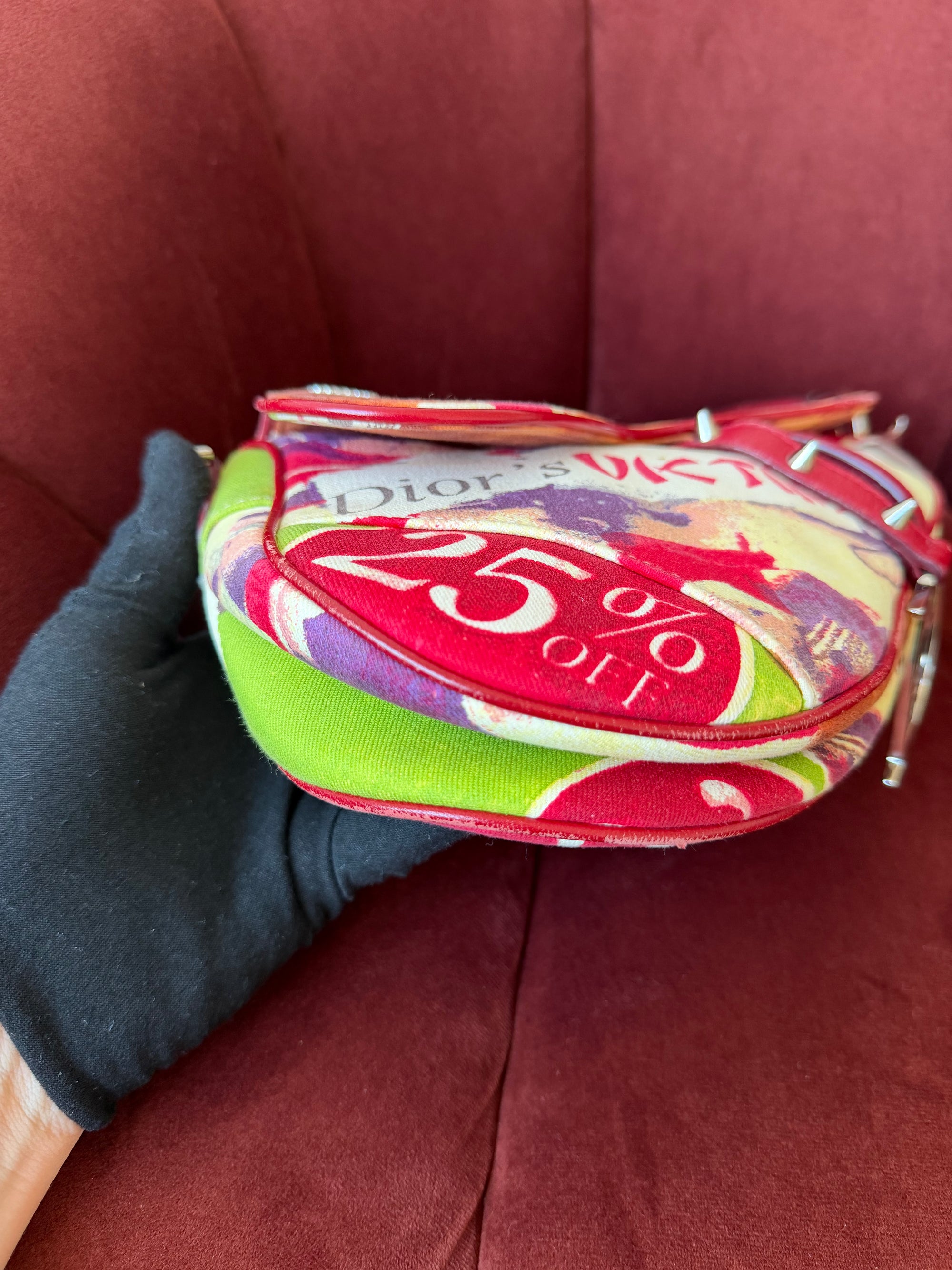 Dior By John Galliano Limited Edition Victim Saddle Bag (2003)