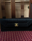 Chanel Vintage Satin Envelope Clutch (1991-1994)