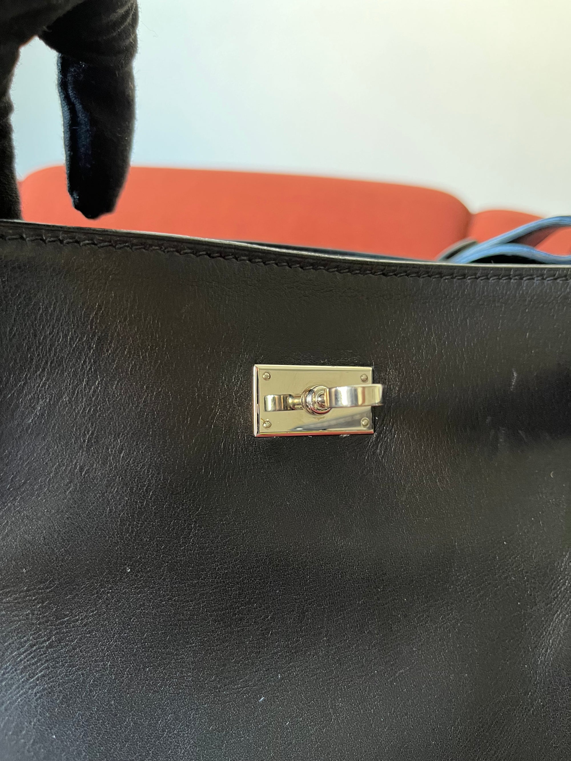 Hermès So Kelly 22 In Black Evercalf (2010)
