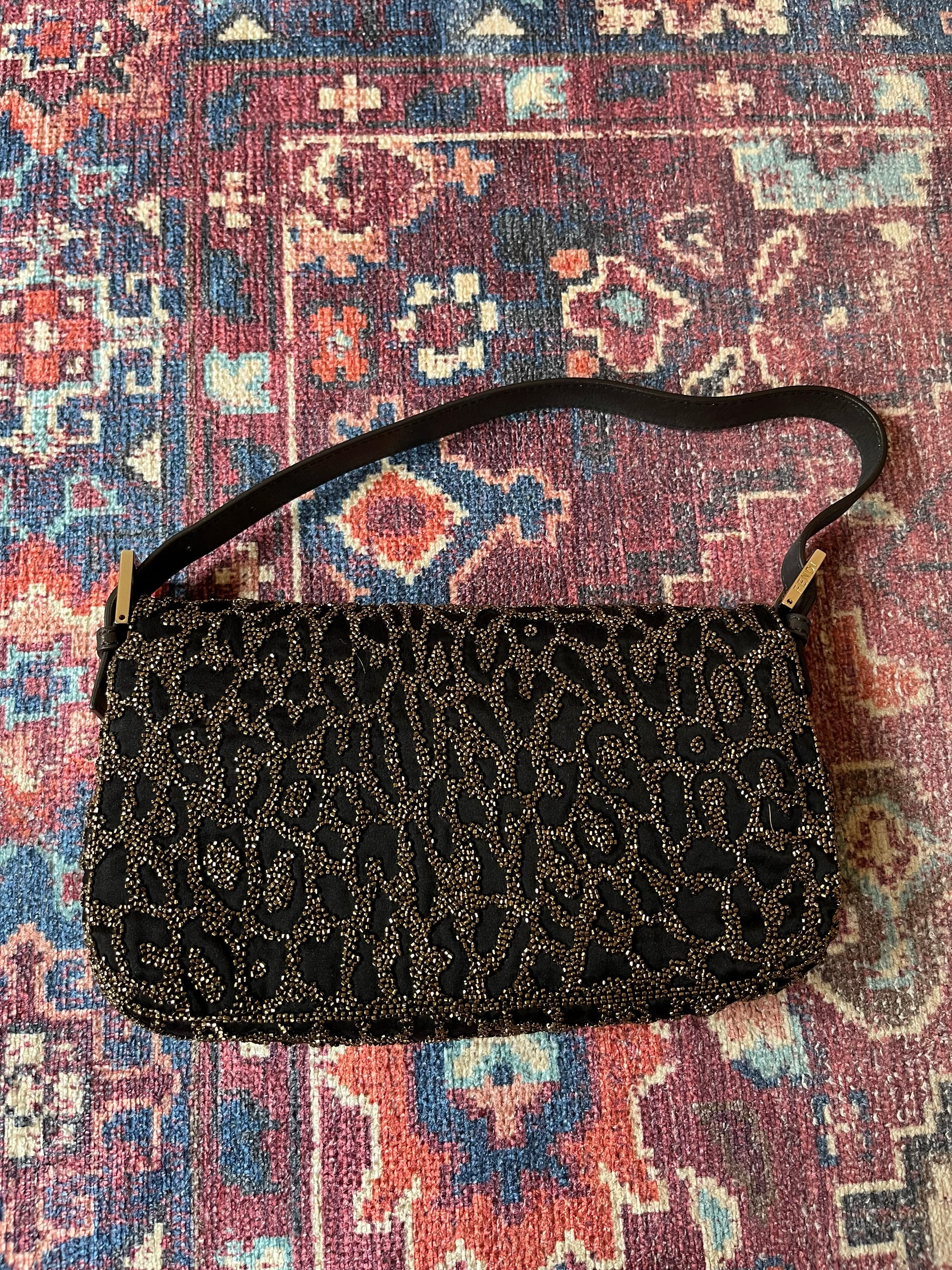 Fendi Beaded Leopard Baguette (2011)