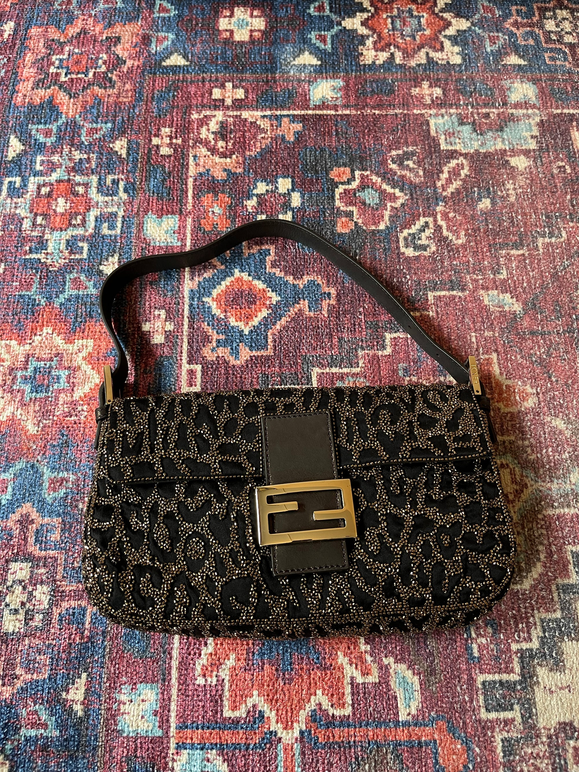 Fendi Beaded Leopard Baguette (2011)