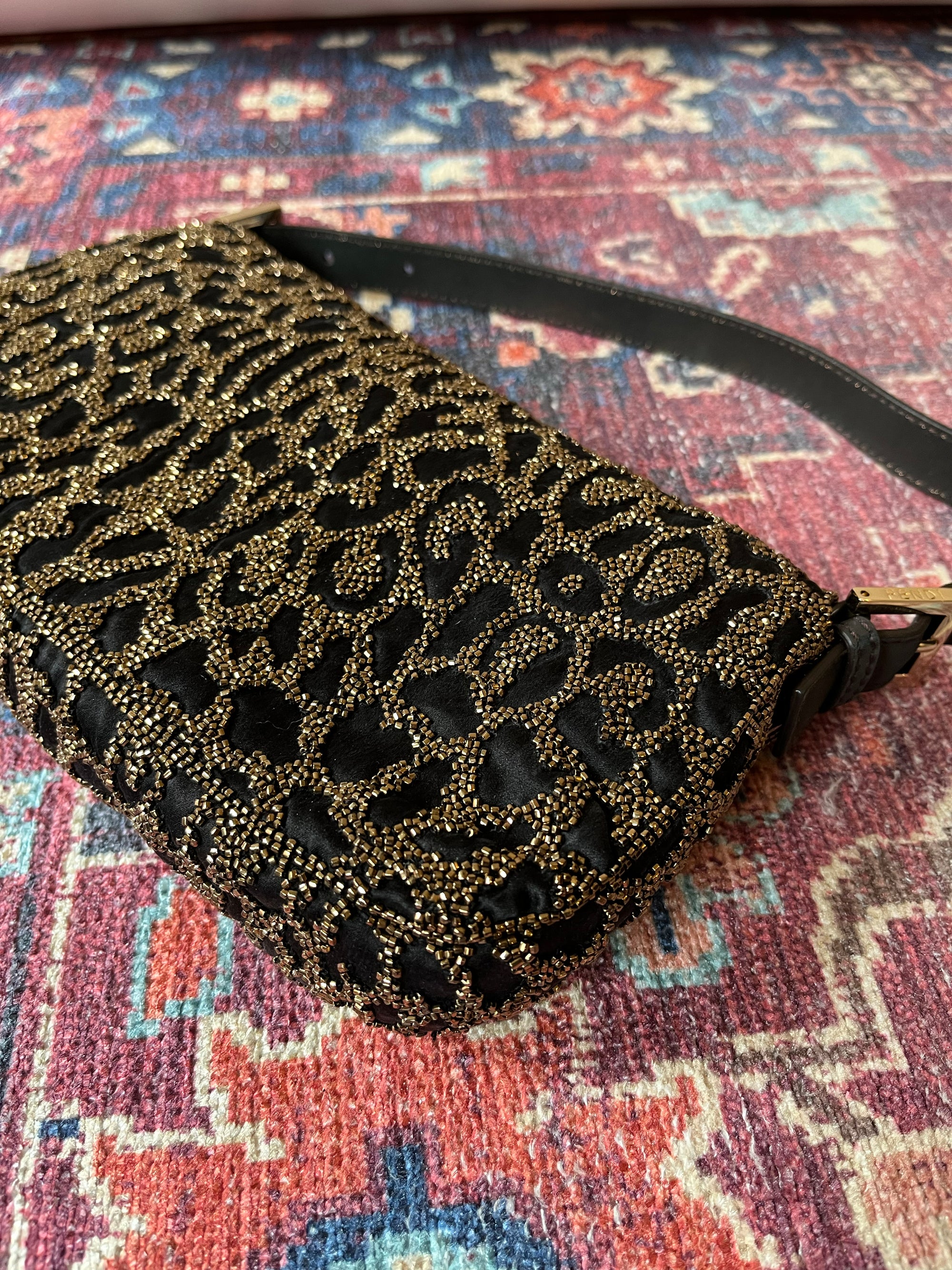 Fendi Beaded Leopard Baguette (2011)