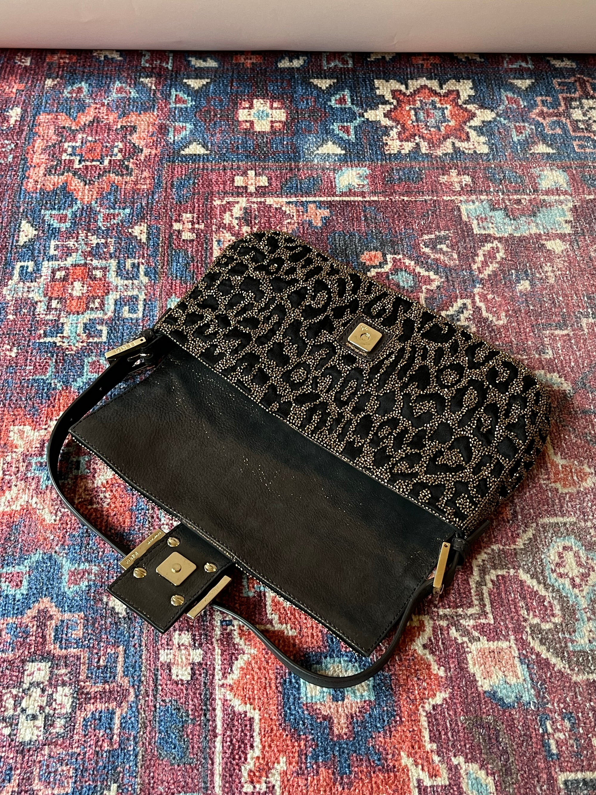 Fendi Beaded Leopard Baguette (2011)