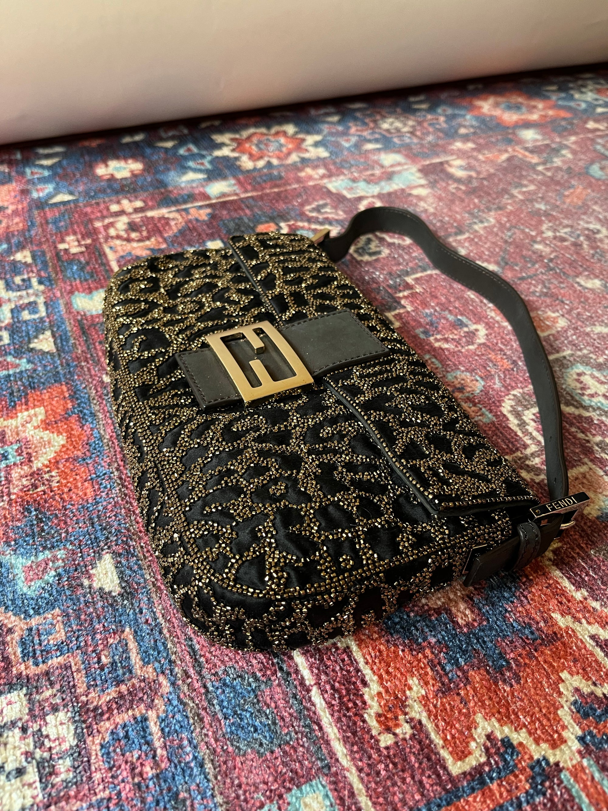 Fendi Beaded Leopard Baguette (2011)