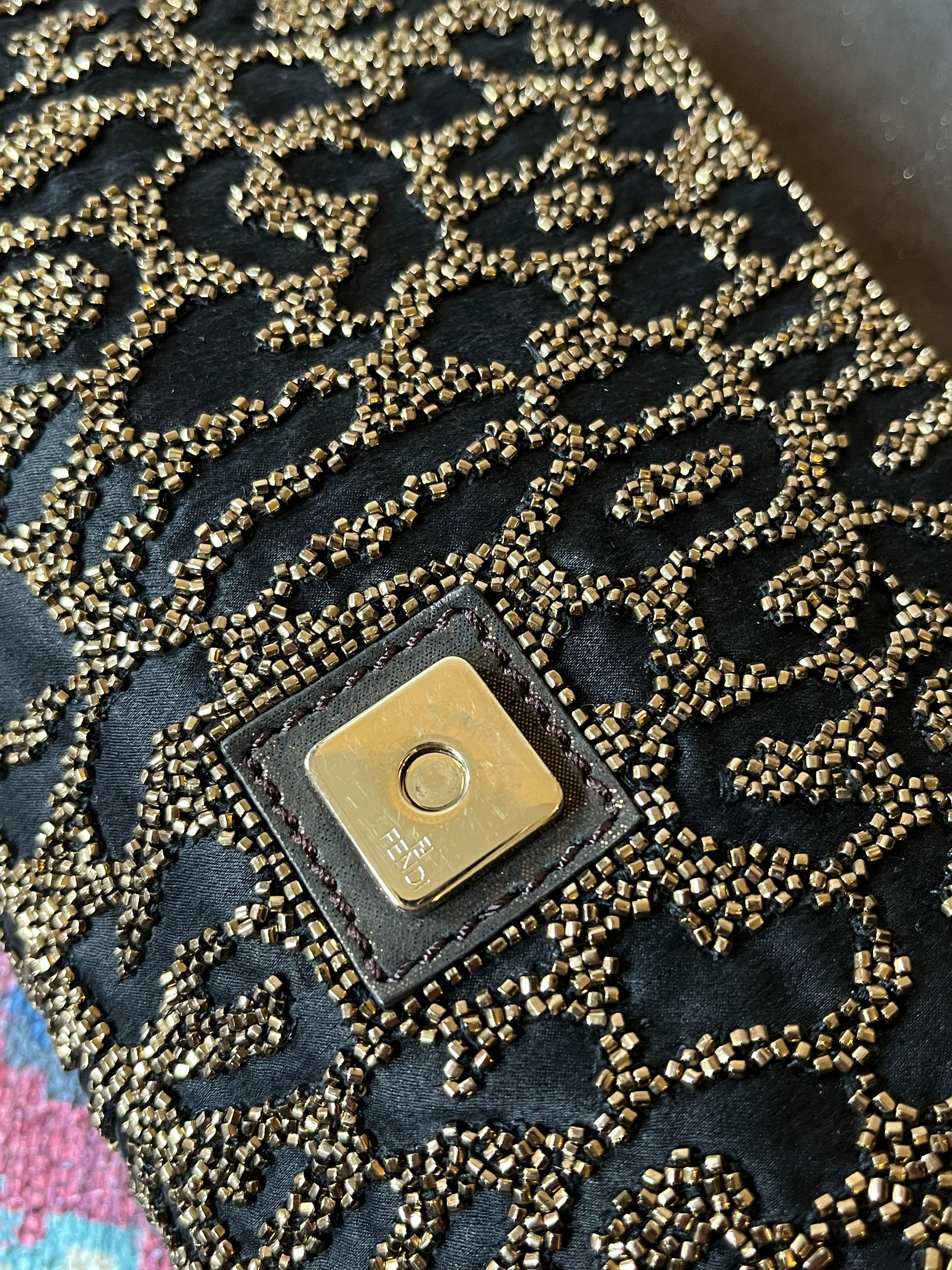 Fendi Beaded Leopard Baguette (2011)