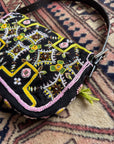 Fendi Vintage Beaded Fringe Baguette Shoulder Bag