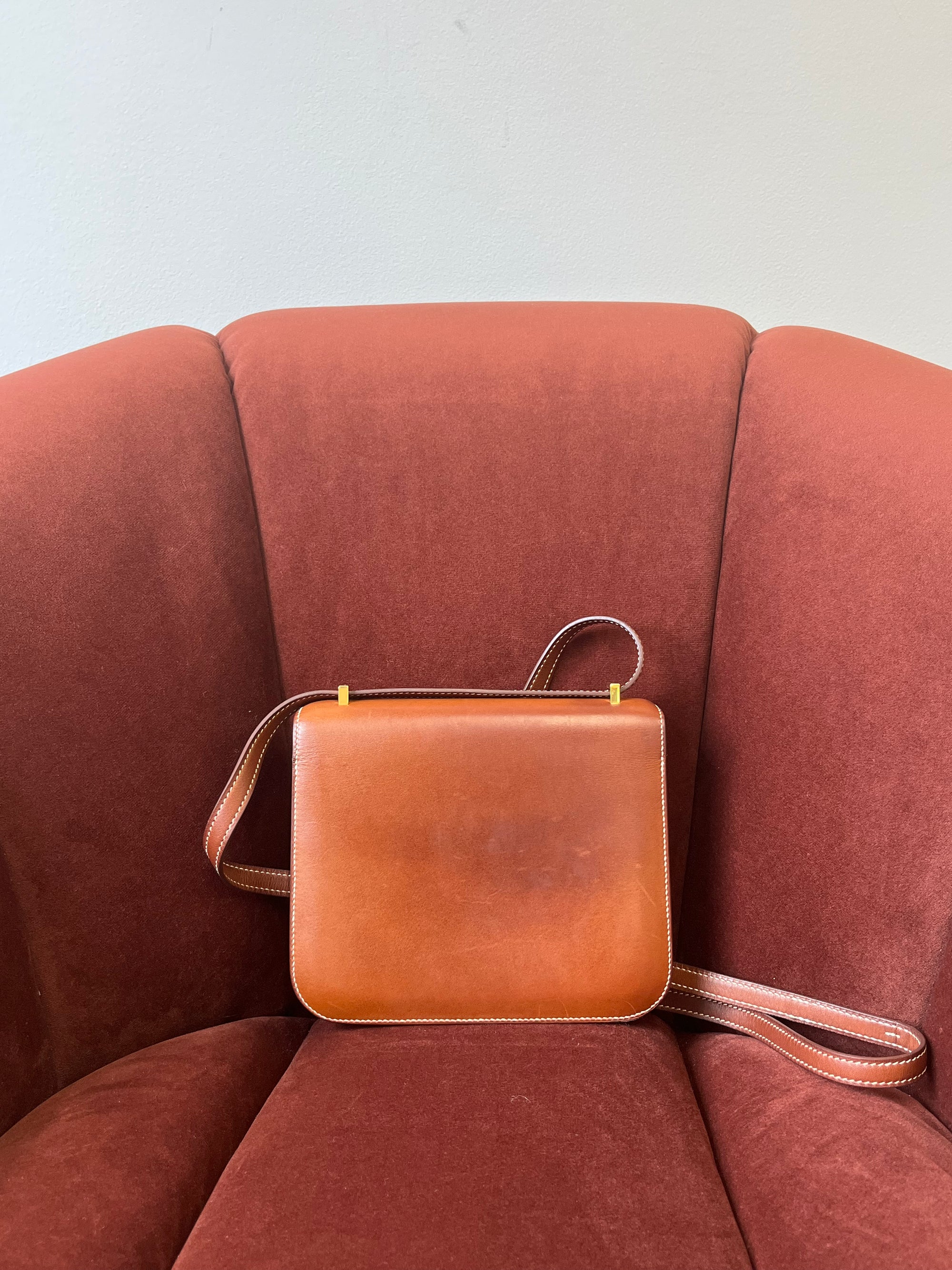 Hermès Constance 18 In Fauve Barenia (2019)