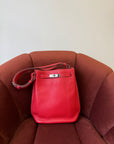 Hermès So Kelly 22 Verso Rouge Casaque / Rose Jaipur Togo (2012)