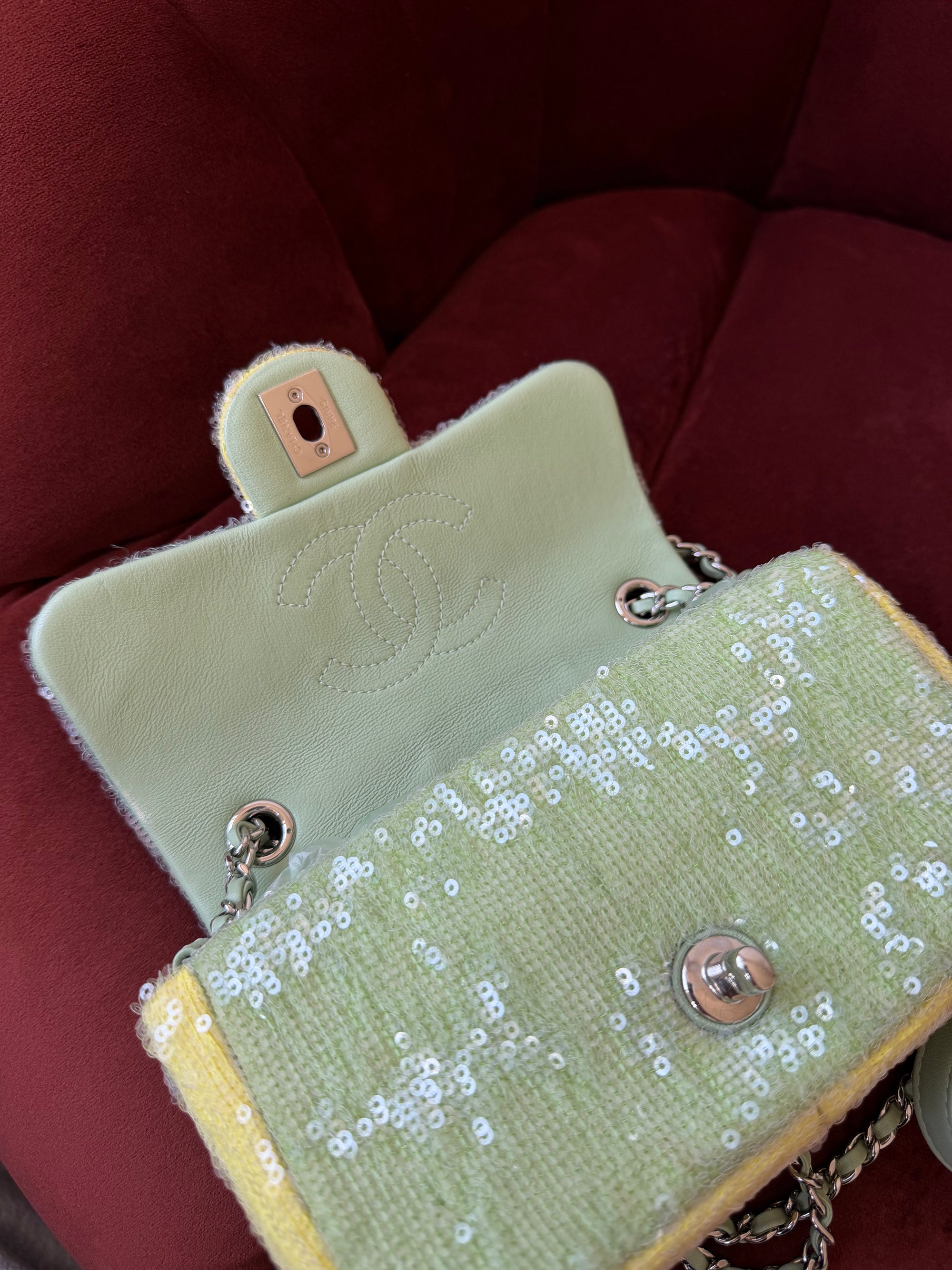 Chanel Mini Sequin Waterfall Flap (2018)