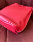 Hermès So Kelly 22 Verso Rouge Casaque / Rose Jaipur Togo (2012)