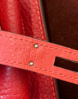 Hermès So Kelly 22 Verso Rouge Casaque / Rose Jaipur Togo (2012)