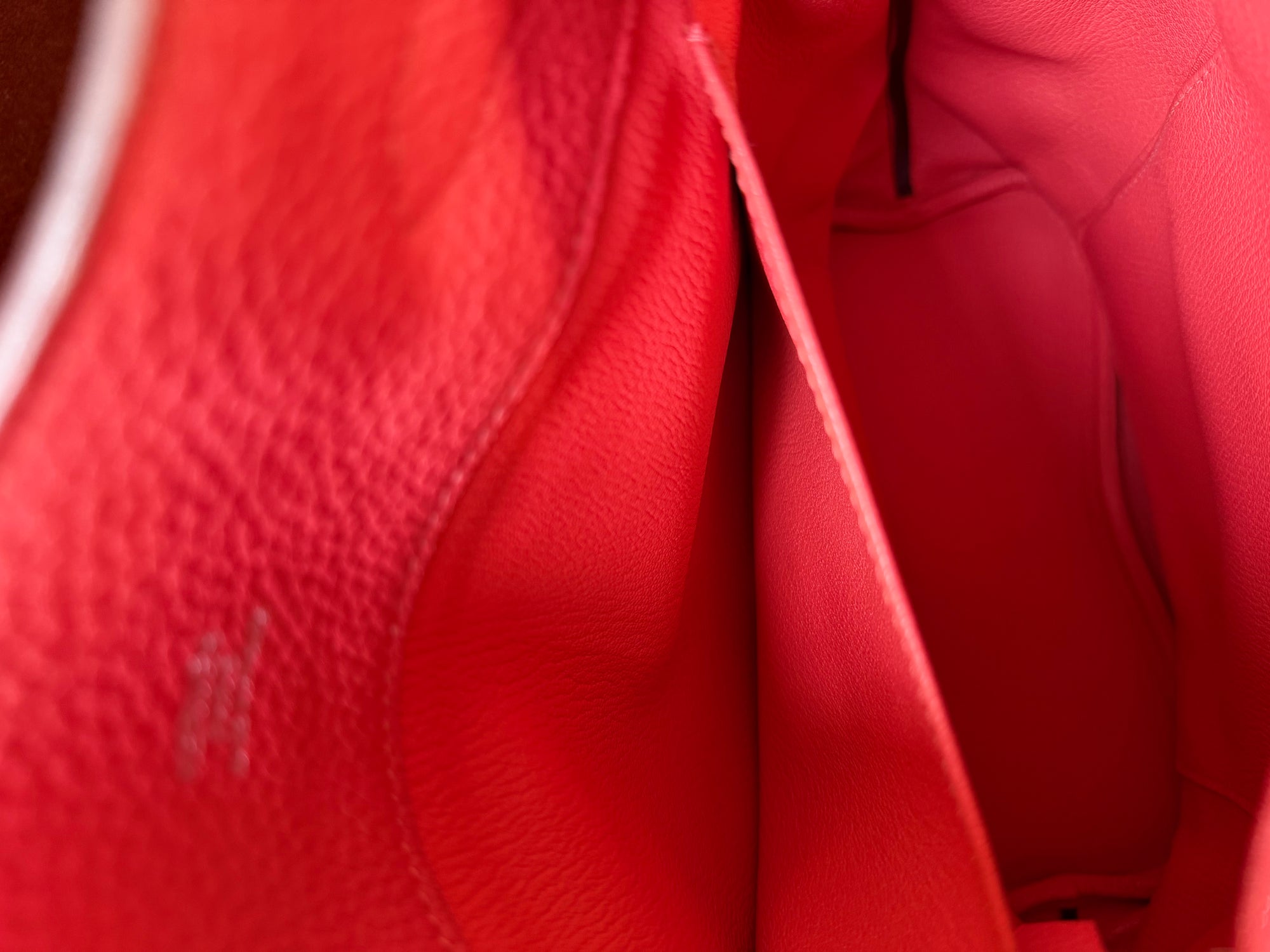 Hermès So Kelly 22 Verso Rouge Casaque / Rose Jaipur Togo (2012)