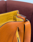 Hermès So Kelly 26 Verso In Orange/Yellow Togo (2012)