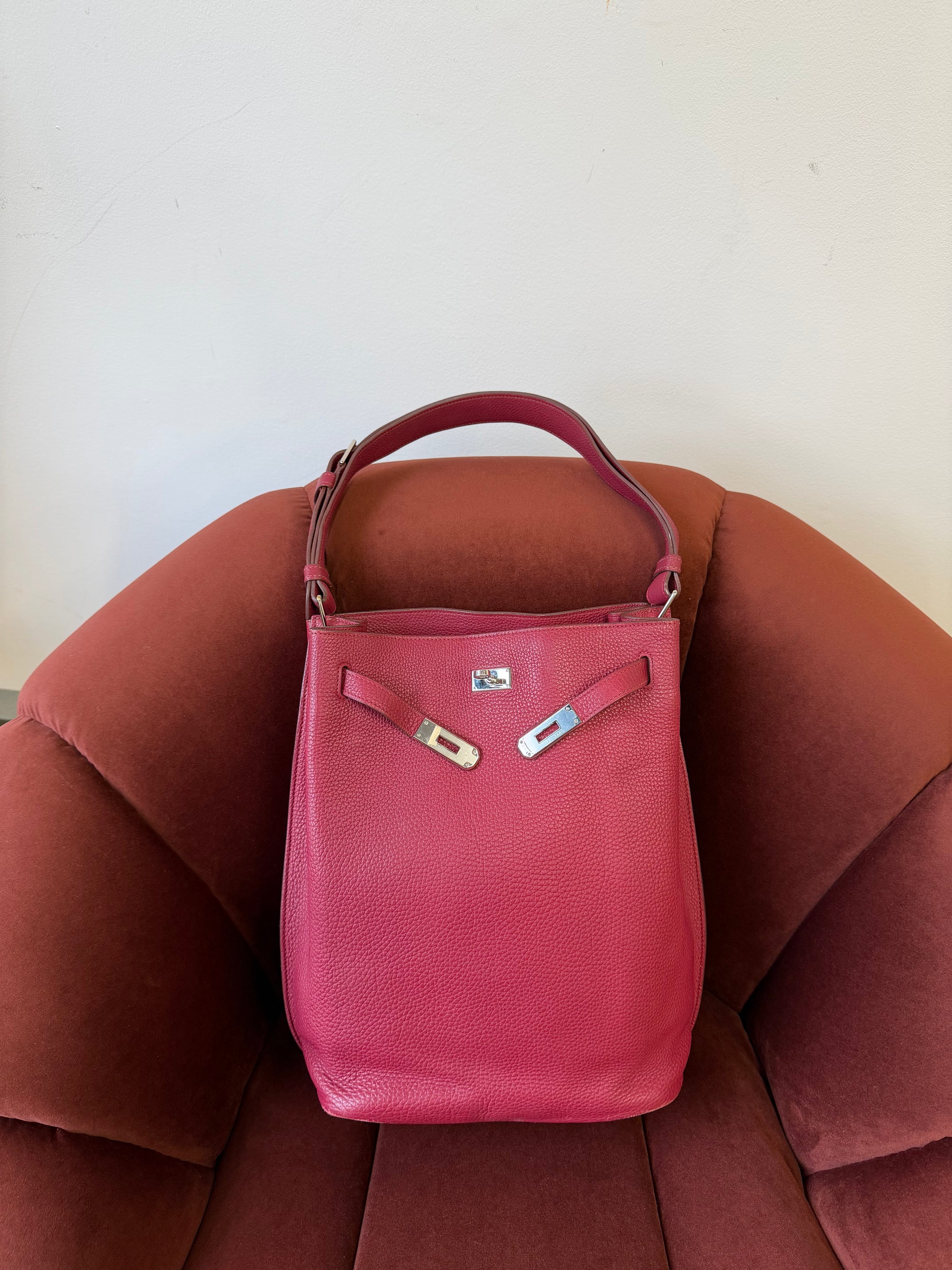 Hermès So Kelly 26 In Rubis Togo (2013)