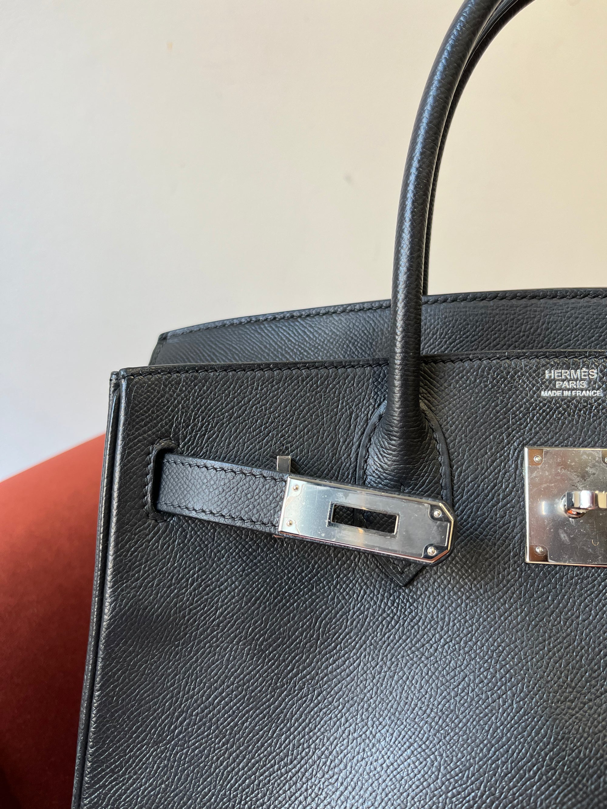 Hermès Birkin 30 In Black Epsom (2006)