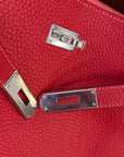 Hermès So Kelly 26 Verso In Rouge Casaque/ Rose Jaipur Togo (2012)