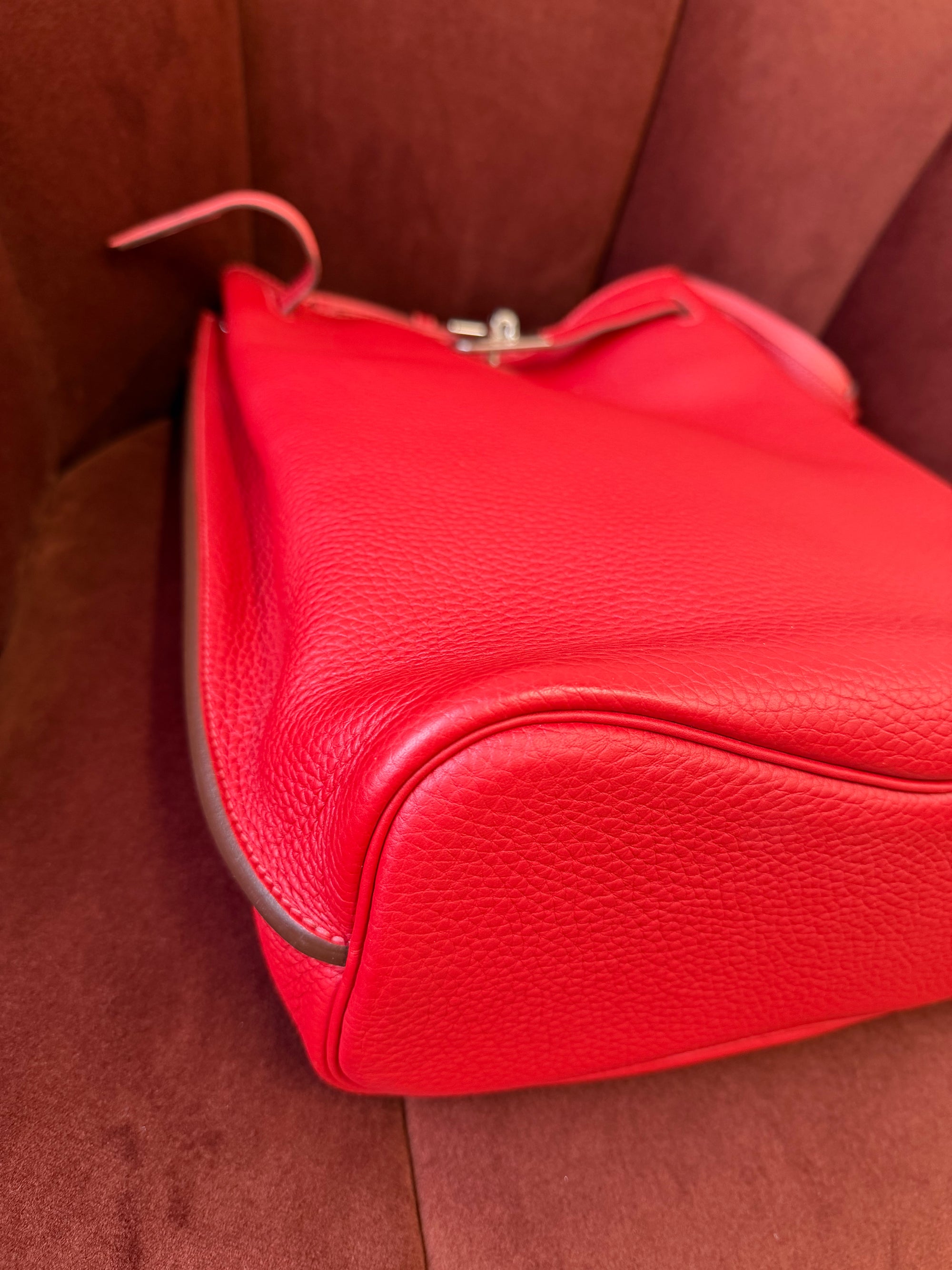 Hermès So Kelly 26 Verso In Rouge Casaque/ Rose Jaipur Togo (2012)