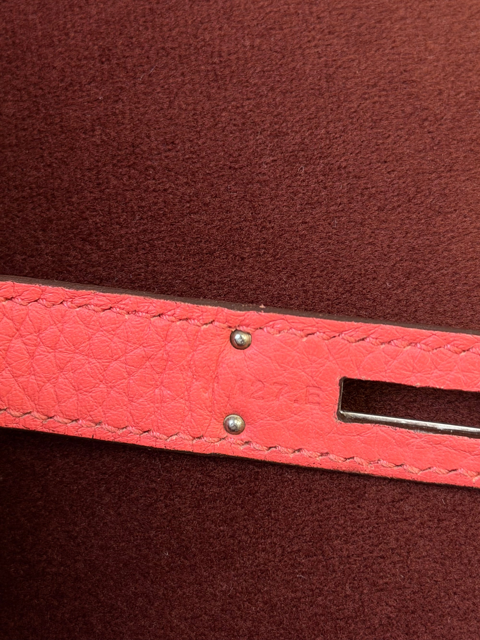 Hermès So Kelly 26 Verso In Rouge Casaque/ Rose Jaipur Togo (2012)