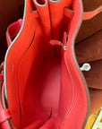 Hermès So Kelly 26 Verso In Rouge Casaque/ Rose Jaipur Togo (2012)