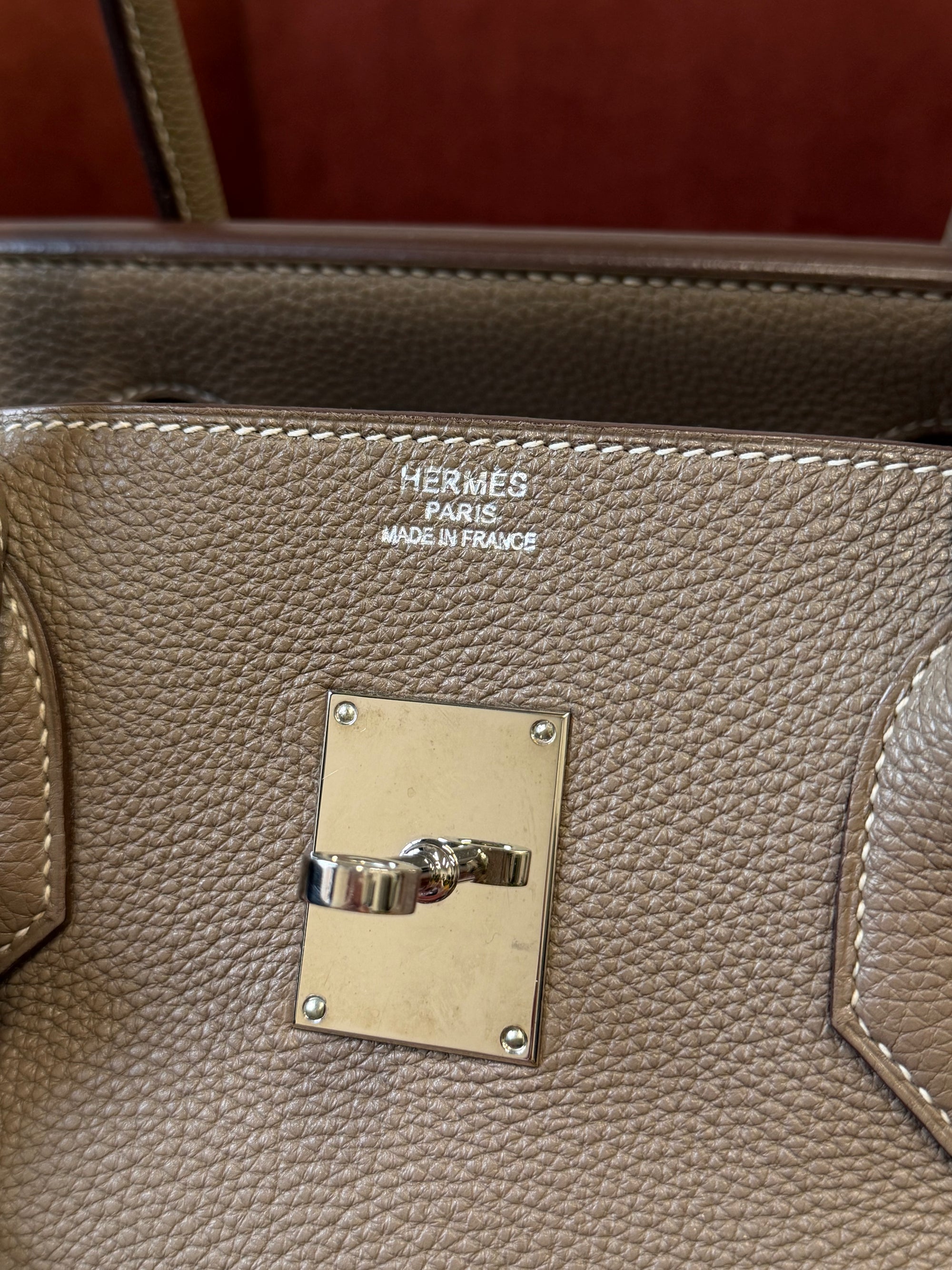 Hermès JPG Shoulder Birkin 42 In Etoupe Togo (2010)