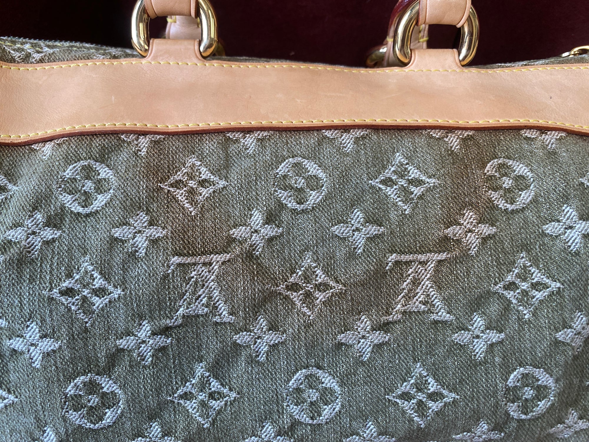 Louis Vuitton Vintage Green Denim Neo Speedy (2006)