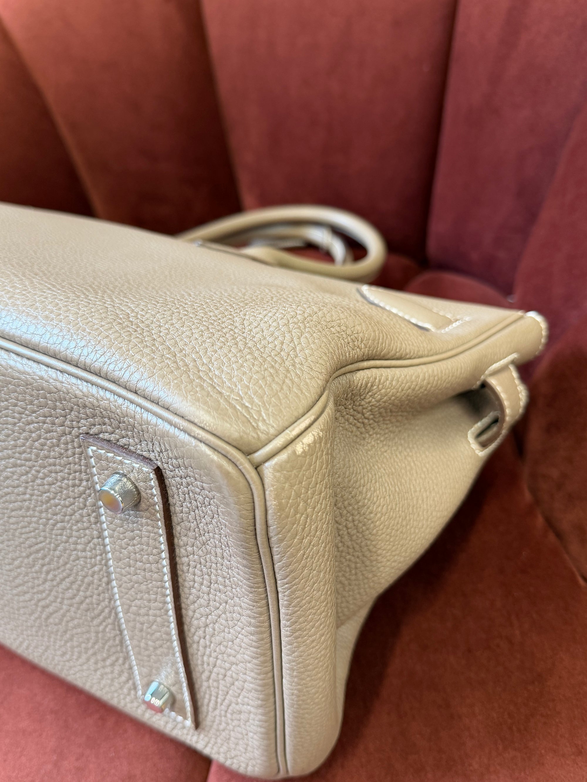 Hermès JPG Shoulder Birkin 42 In Etoupe Togo (2010)