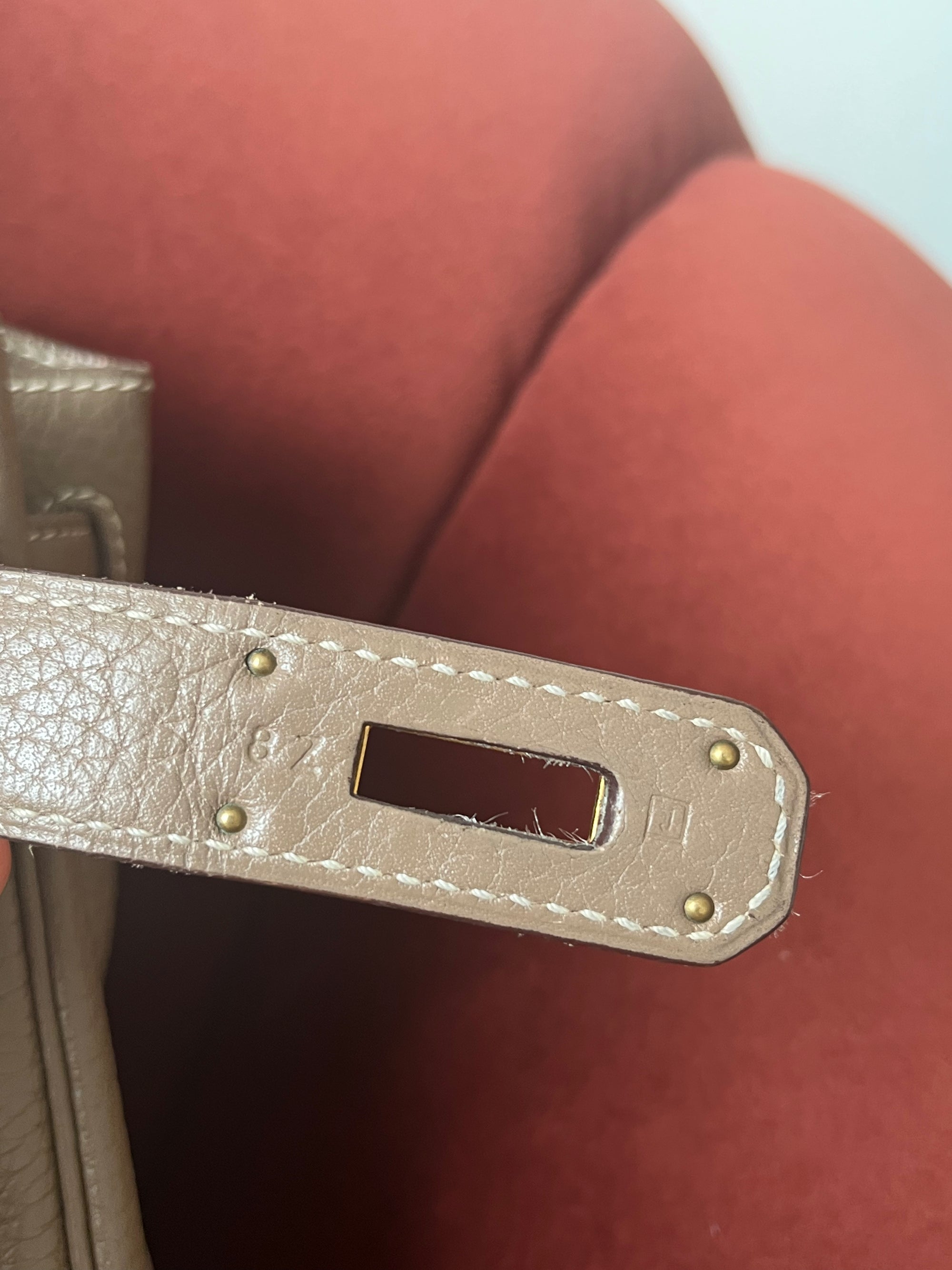 Hermès Kelly 40 In Etoupe Togo (2006)