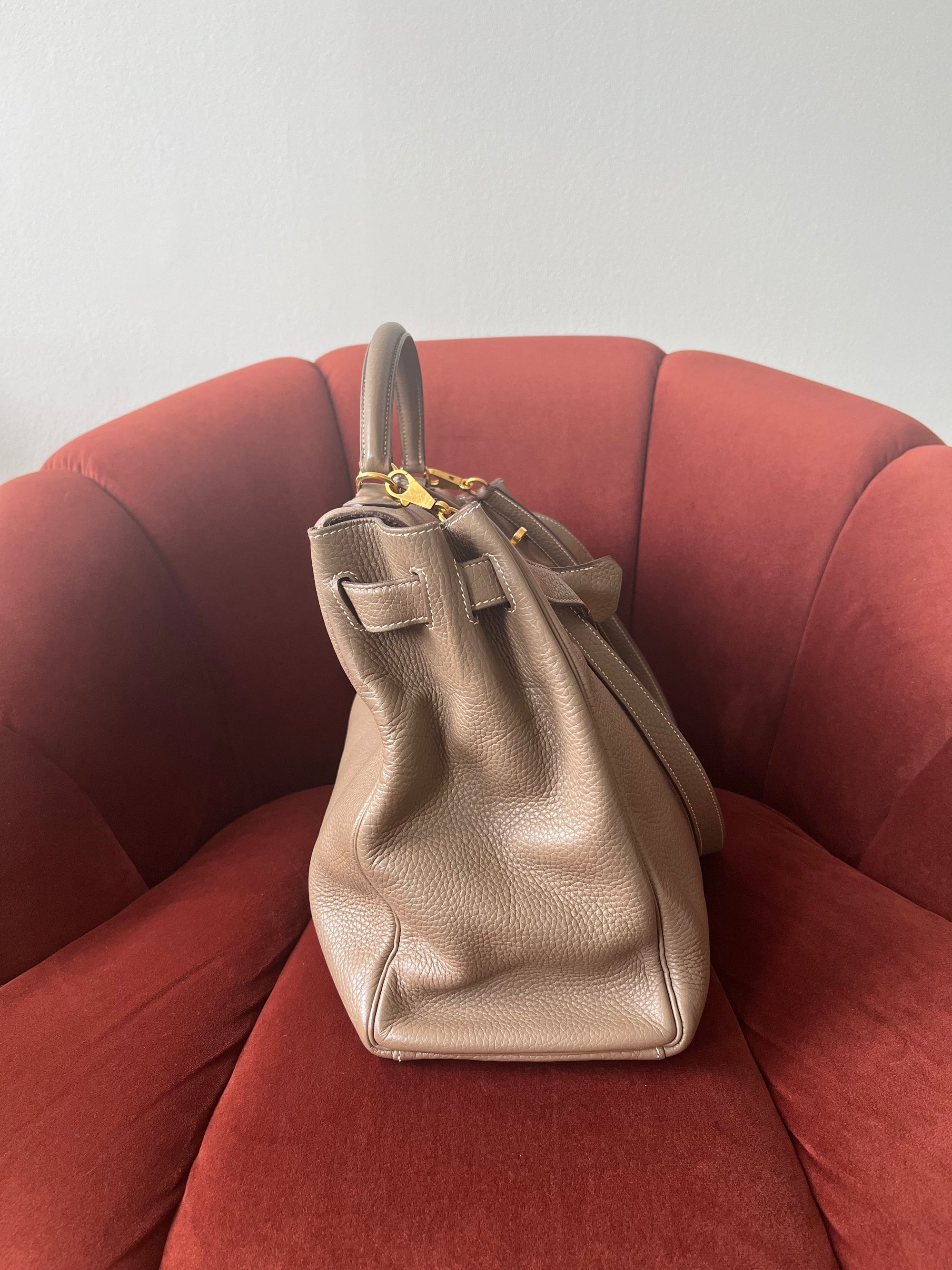 Hermès Kelly 40 In Etoupe Togo (2006)