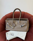 Hermès JPG Shoulder Birkin 42 In Etoupe Togo (2010)