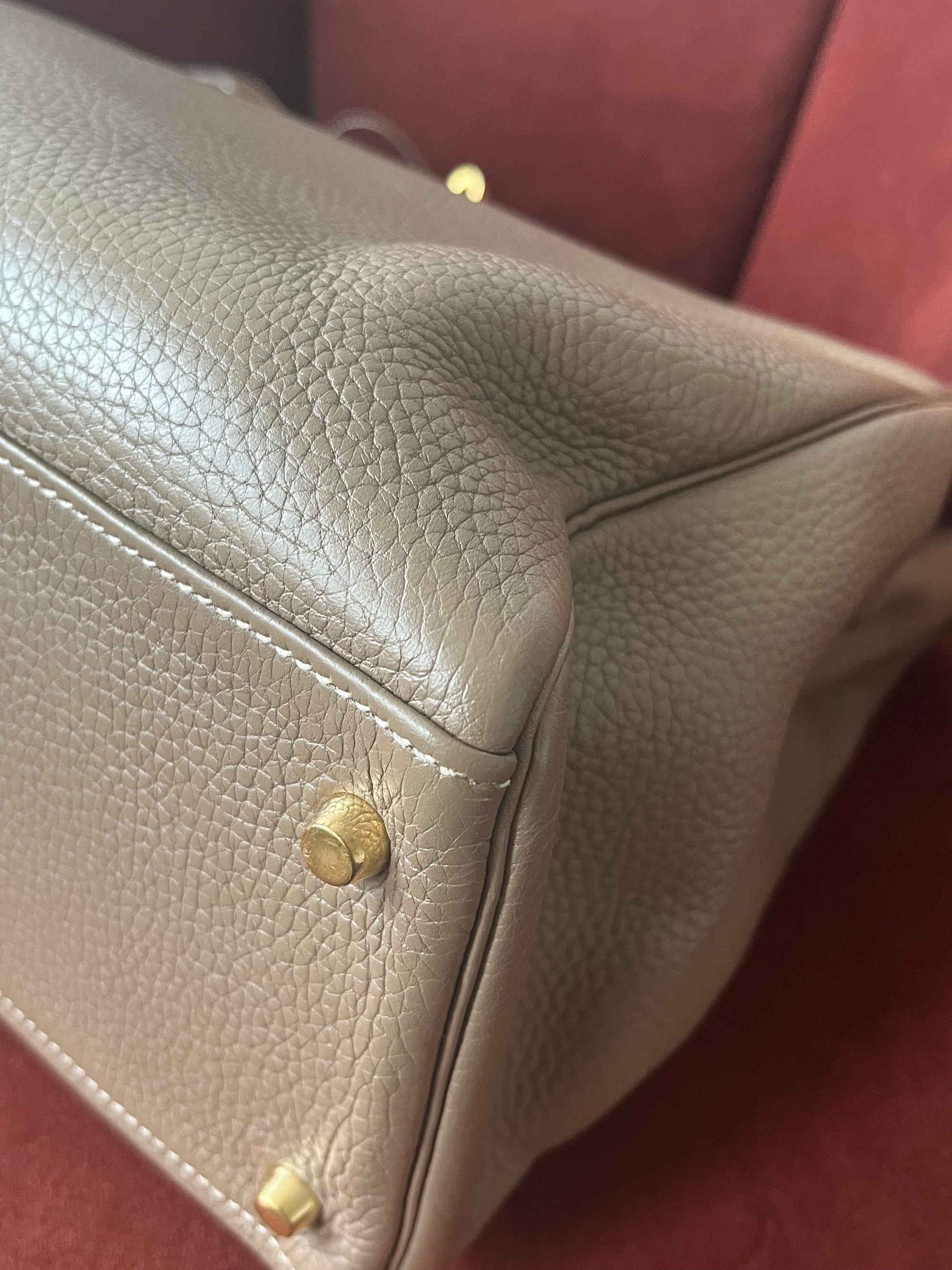 Hermès Kelly 40 In Etoupe Togo (2006)