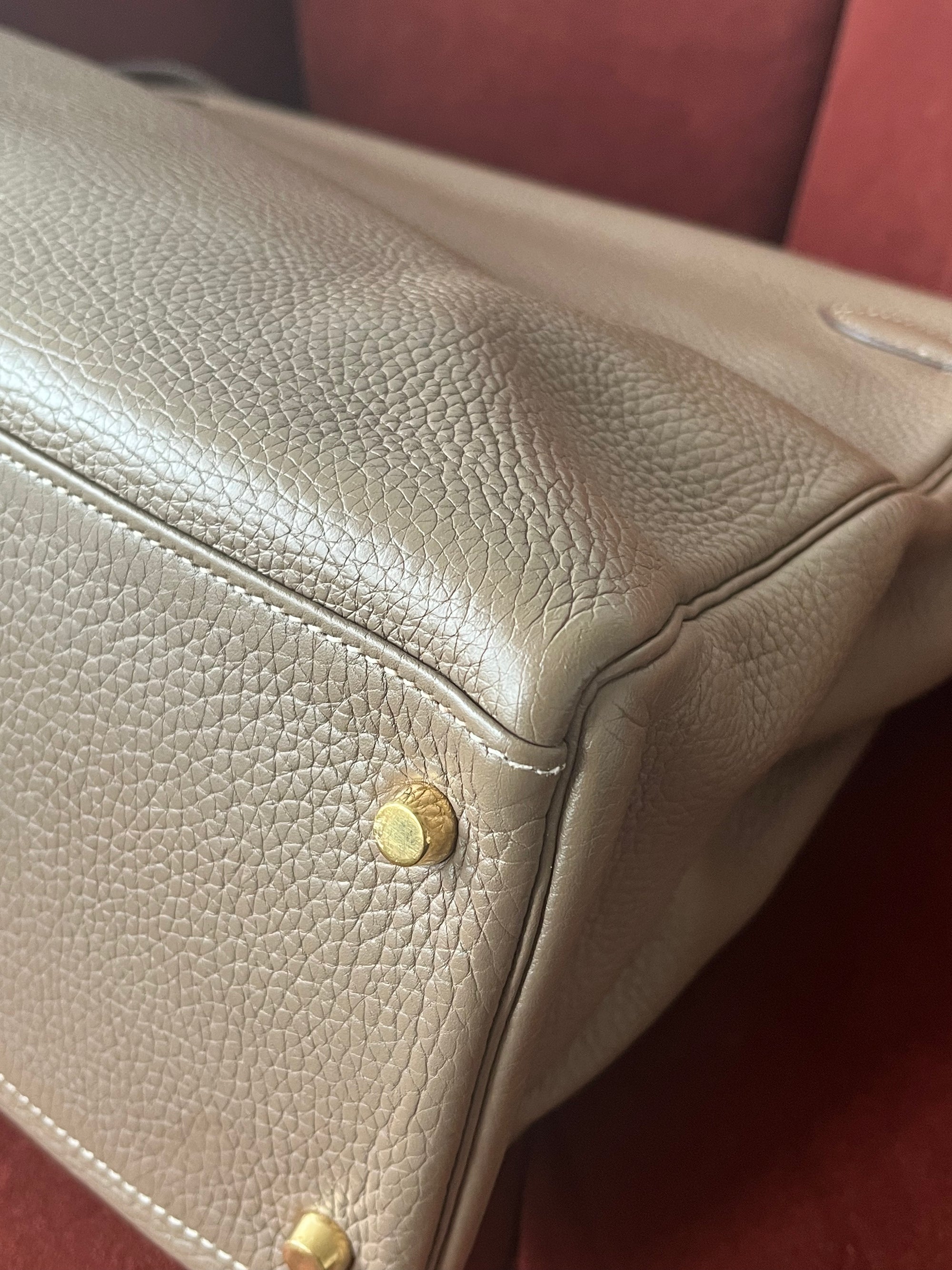 Hermès Kelly 40 In Etoupe Togo (2006)