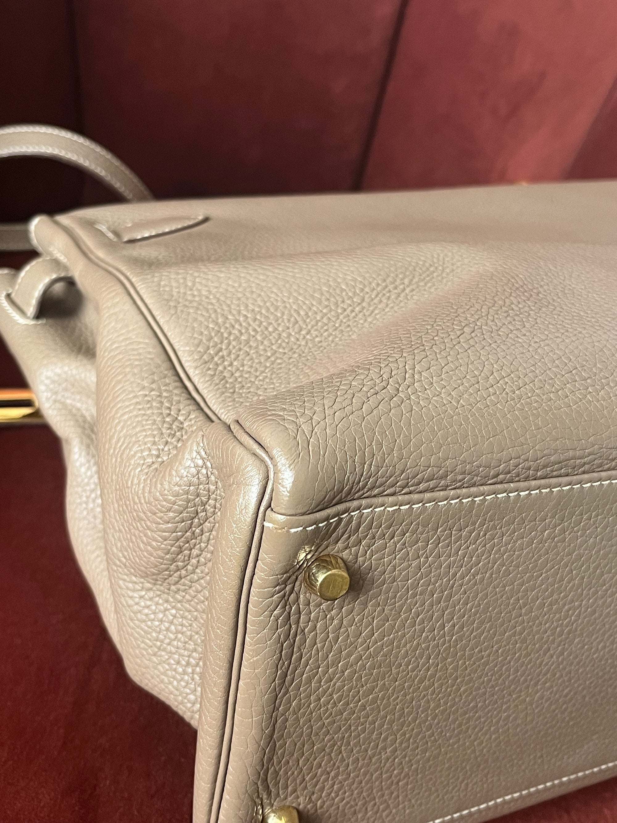 Hermès Kelly 40 In Etoupe Togo (2006)