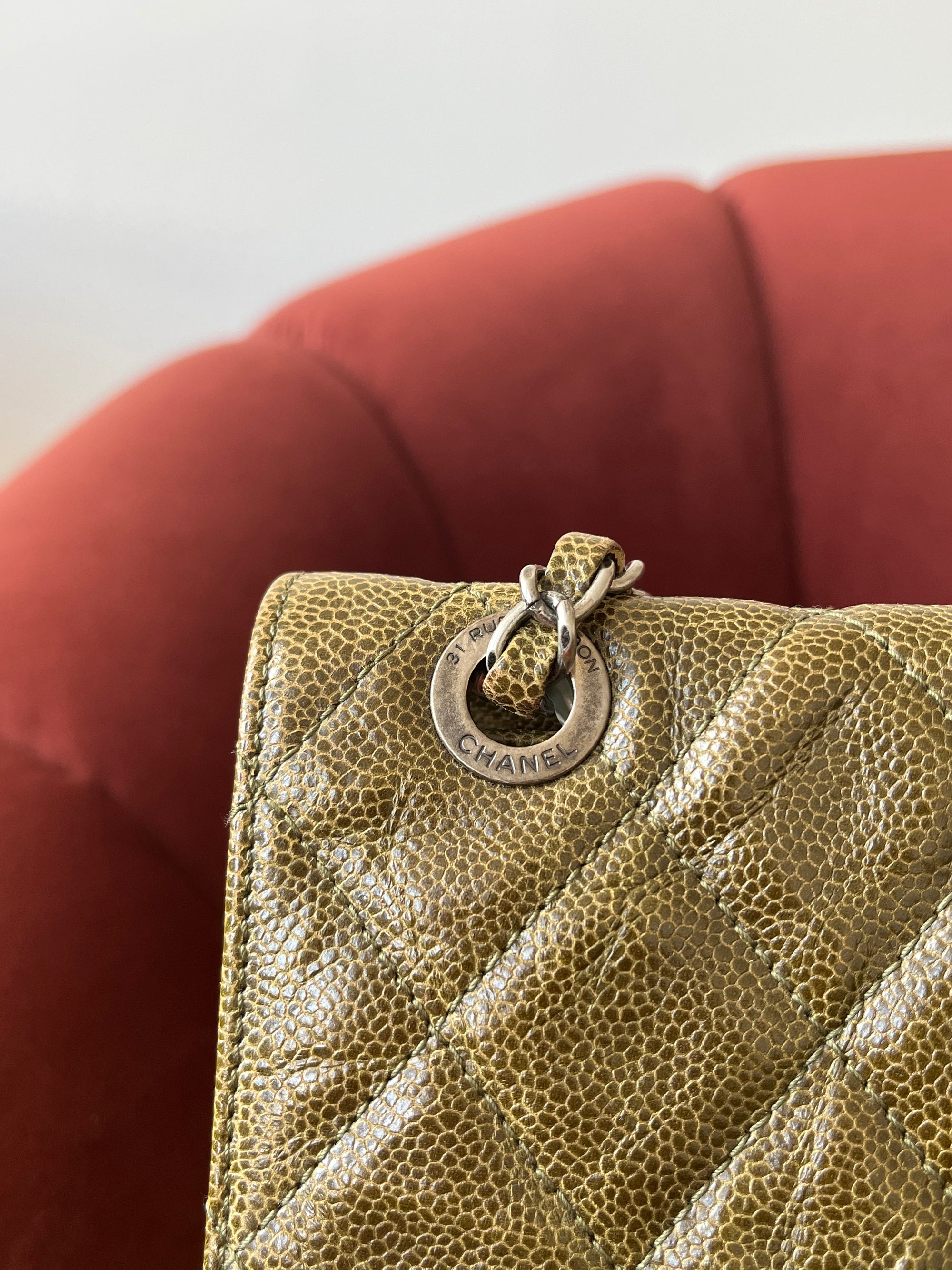 Chanel Paris-Edinburgh Crumpled Crave Jumbo Flap (2012)