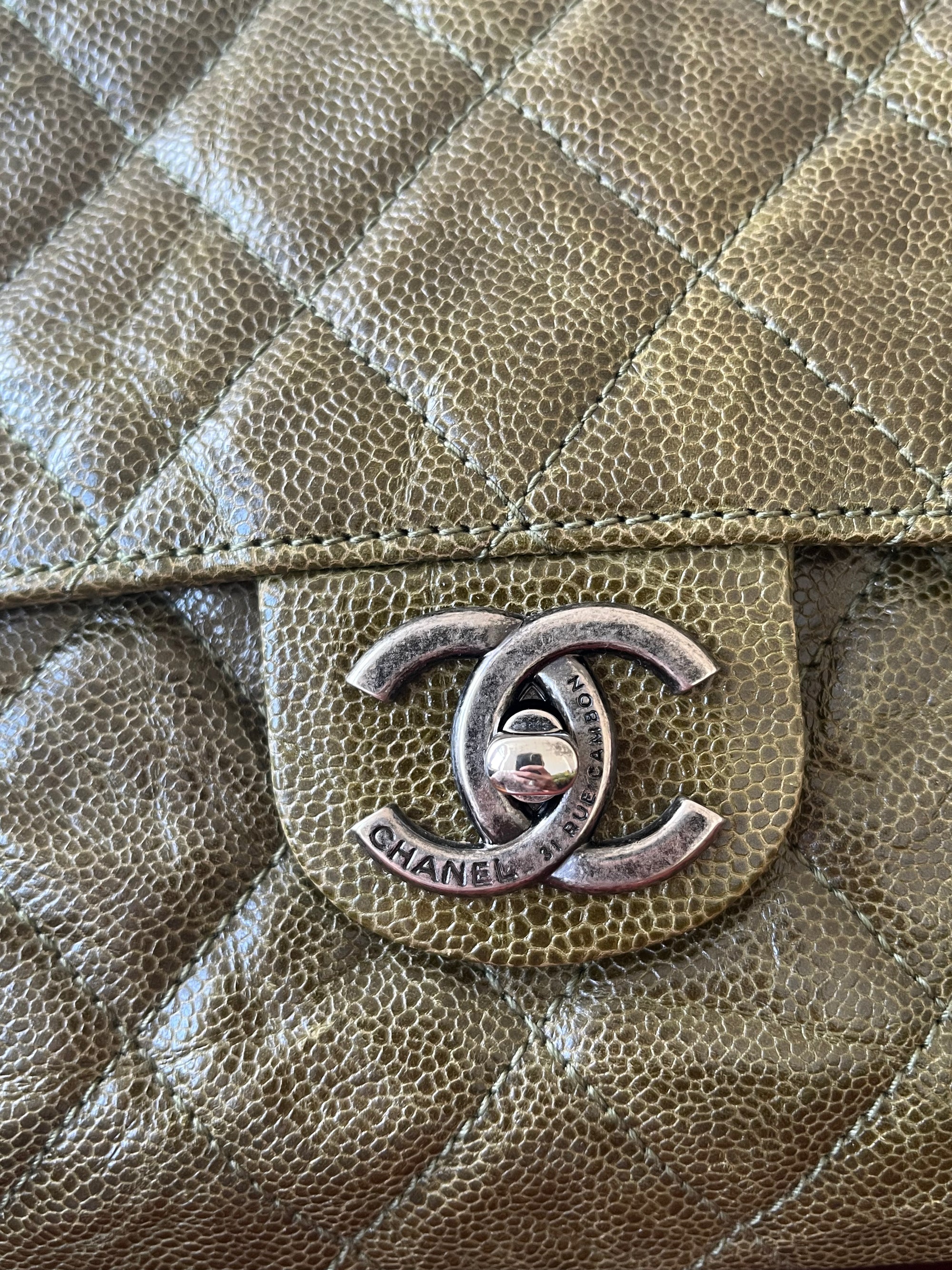 Chanel Paris-Edinburgh Crumpled Crave Jumbo Flap (2012)